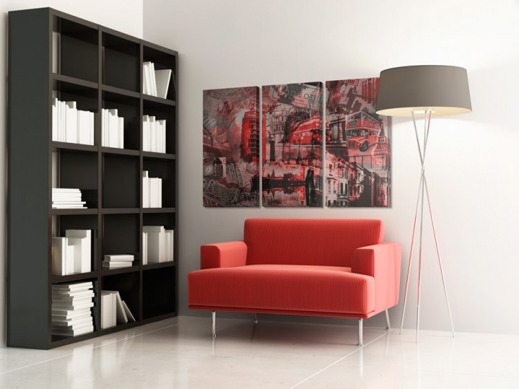 Canvas Print Red London 55656 additionalImage 3