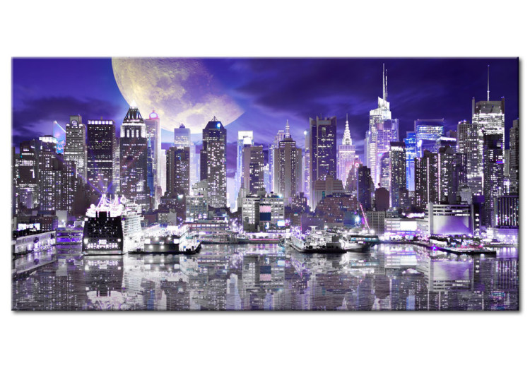 Canvas Print NYC: Under cover of the night 58356