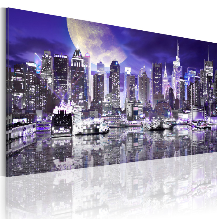 Canvas Print NYC: Under cover of the night 58356 additionalImage 2