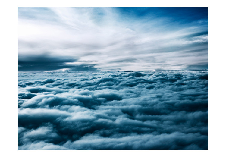 Photo Wallpaper Walking on Clouds - Landscape of Sky Full of Dense Stormy Clouds 59856 additionalImage 1