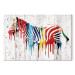 Canvas Print Colourful Zebra 65556 additionalThumb 7