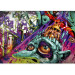 Photo Wallpaper Street art - colourful graffiti in purple with goblin figure 92256 additionalThumb 3