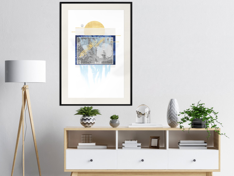 Wall Poster Antarctica - abstract composition with a map of the land of eternal snow 116666 additionalImage 16