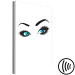 Canvas Print Subtle look - eyes in two colors and strongly emphasized eyelashes 117266 additionalThumb 6