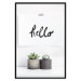 Poster Scandinavian House - composition with potted plants and texts 117466 additionalThumb 24