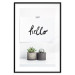 Poster Scandinavian House - composition with potted plants and texts 117466 additionalThumb 15