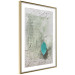 Wall Poster Fleeting Letter - vintage composition with a leaf and writings on a concrete background 118266 additionalThumb 6