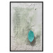 Wall Poster Fleeting Letter - vintage composition with a leaf and writings on a concrete background 118266 additionalThumb 18