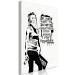 Canvas Girl with Graffiti (1 Part) Vertical 119166 additionalThumb 2