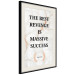 Poster The Best Revenge Is Massive Success - English texts on a marble background 122866 additionalThumb 14