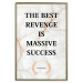 Poster The Best Revenge Is Massive Success - English texts on a marble background 122866 additionalThumb 20