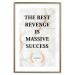 Poster The Best Revenge Is Massive Success - English texts on a marble background 122866 additionalThumb 16