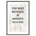 Poster The Best Revenge Is Massive Success - English texts on a marble background 122866 additionalThumb 17