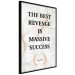 Poster The Best Revenge Is Massive Success - English texts on a marble background 122866 additionalThumb 12