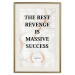 Poster The Best Revenge Is Massive Success - English texts on a marble background 122866 additionalThumb 19