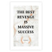 Poster The Best Revenge Is Massive Success - English texts on a marble background 122866 additionalThumb 25