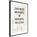 Poster The Best Revenge Is Massive Success - English texts on a marble background 122866 additionalThumb 13