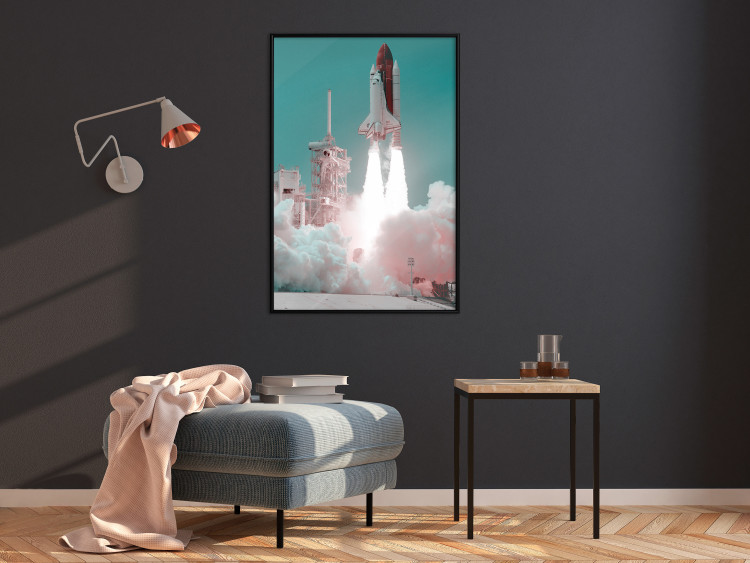 Poster New Era - rocket blasting off into space leaving a large amount of smoke 123166 additionalImage 3