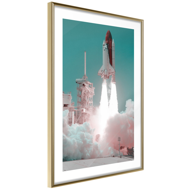 Poster New Era - rocket blasting off into space leaving a large amount of smoke 123166 additionalImage 6