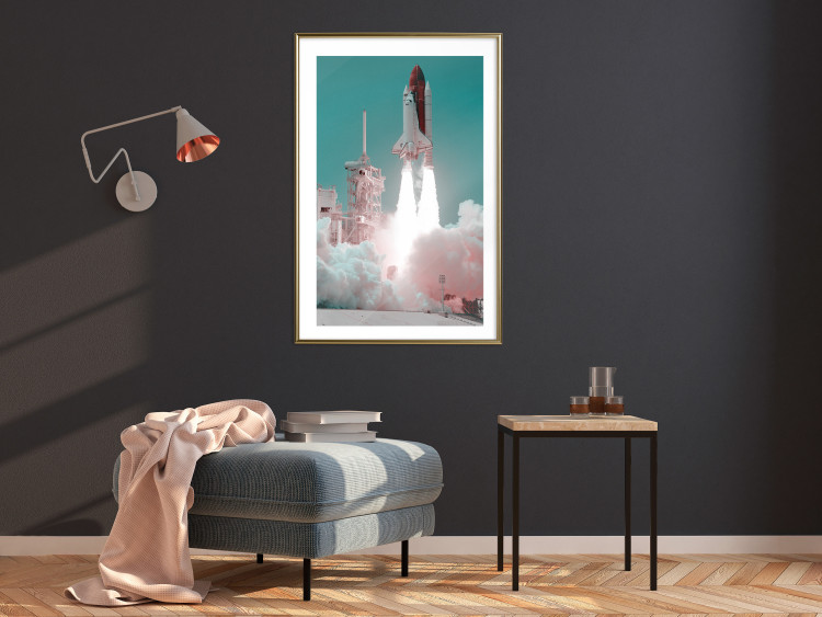 Poster New Era - rocket blasting off into space leaving a large amount of smoke 123166 additionalImage 13