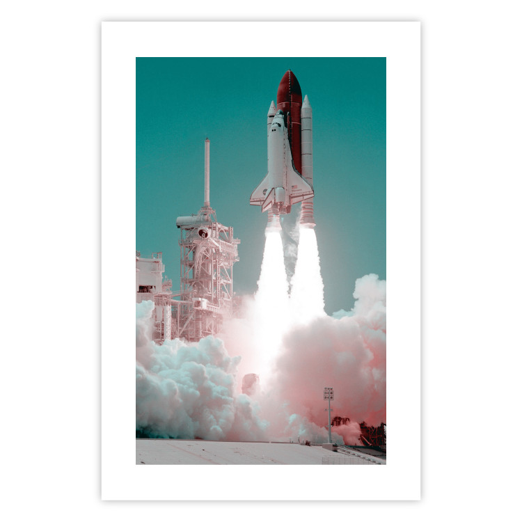 Poster New Era - rocket blasting off into space leaving a large amount of smoke 123166 additionalImage 19