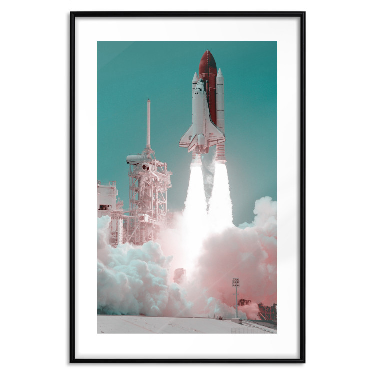 Poster New Era - rocket blasting off into space leaving a large amount of smoke 123166 additionalImage 15