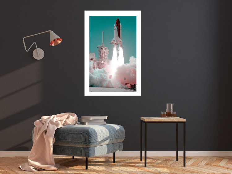 Poster New Era - rocket blasting off into space leaving a large amount of smoke 123166 additionalImage 2