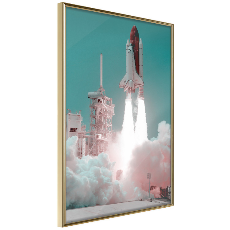 Poster New Era - rocket blasting off into space leaving a large amount of smoke 123166 additionalImage 12