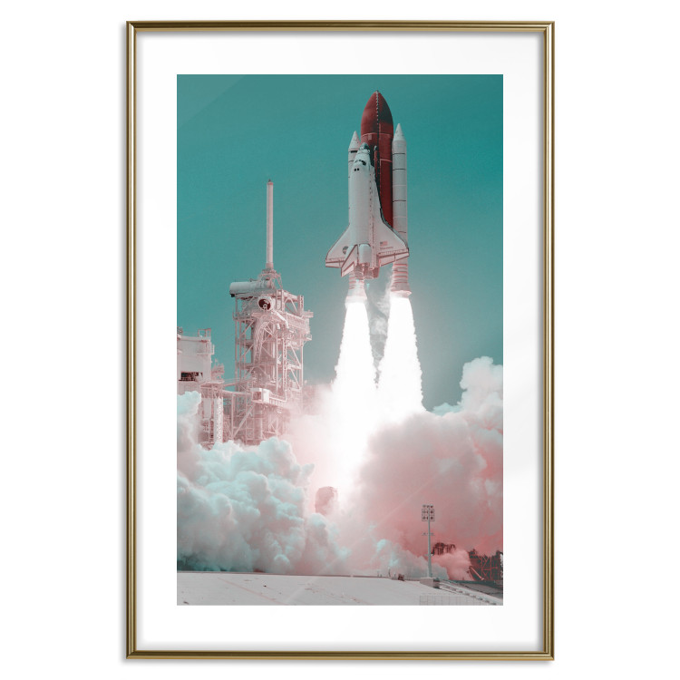 Poster New Era - rocket blasting off into space leaving a large amount of smoke 123166 additionalImage 14