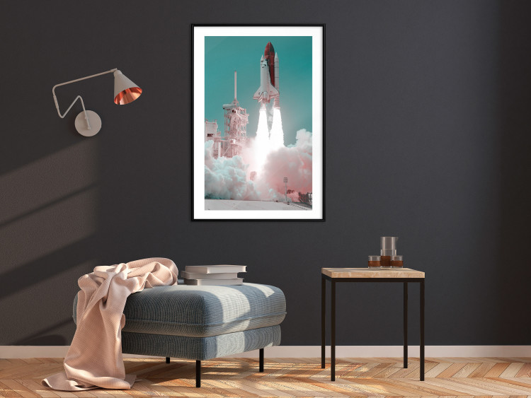 Poster New Era - rocket blasting off into space leaving a large amount of smoke 123166 additionalImage 4