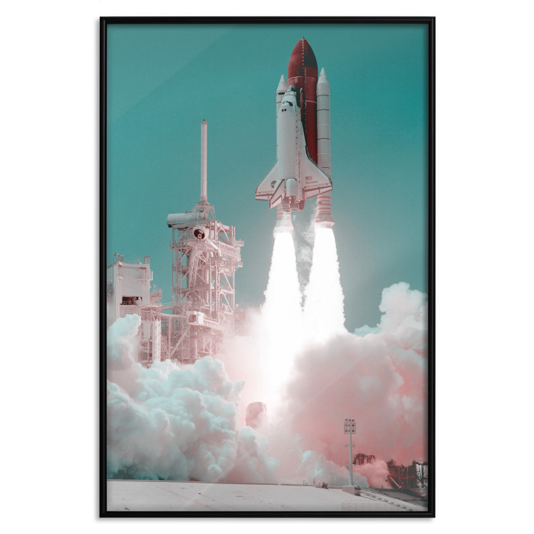 Poster New Era - rocket blasting off into space leaving a large amount of smoke 123166 additionalImage 18