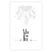 Wall Poster Wild and Free - black and white hanging feathers above English texts 123366 additionalThumb 19