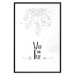 Wall Poster Wild and Free - black and white hanging feathers above English texts 123366 additionalThumb 15