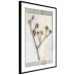 Poster Golden Mistletoe - abstract plant covered in gold on marble background 124966 additionalThumb 11