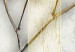Poster Golden Mistletoe - abstract plant covered in gold on marble background 124966 additionalThumb 8