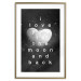 Poster Moonlit Heart - white English text on a cosmic background 125266 additionalThumb 14