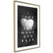 Poster Moonlit Heart - white English text on a cosmic background 125266 additionalThumb 6