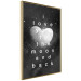 Poster Moonlit Heart - white English text on a cosmic background 125266 additionalThumb 12