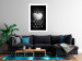 Poster Moonlit Heart - white English text on a cosmic background 125266 additionalThumb 2