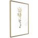 Wall Poster Golden Branch - golden-gray plant on a contrasting white background 125366 additionalThumb 6