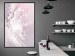 Wall Poster Shining Feather - feather with a water droplet in a pink abstract glow 125866 additionalThumb 7