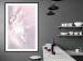 Wall Poster Shining Feather - feather with a water droplet in a pink abstract glow 125866 additionalThumb 9