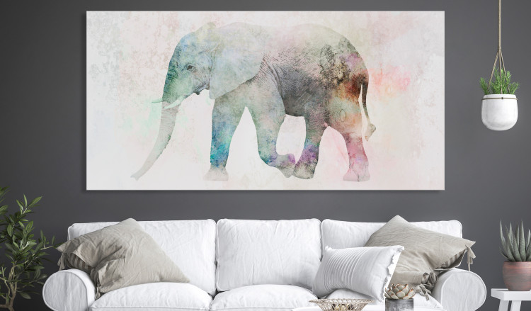 Large canvas print Painted Elephant II [Large Format] 127566 additionalImage 6