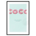 Poster Fashion for Sweets - abstract donut-themed inscription on pastel background 128366 additionalThumb 17