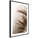 Wall Poster Rhythmic Tones: Sepia - summer composition with tropical palm leaves 129466 additionalThumb 8