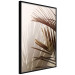Wall Poster Rhythmic Tones: Sepia - summer composition with tropical palm leaves 129466 additionalThumb 11