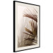 Wall Poster Rhythmic Tones: Sepia - summer composition with tropical palm leaves 129466 additionalThumb 2