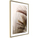 Wall Poster Rhythmic Tones: Sepia - summer composition with tropical palm leaves 129466 additionalThumb 9