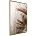 Wall Poster Rhythmic Tones: Sepia - summer composition with tropical palm leaves 129466 additionalThumb 14