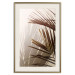 Wall Poster Rhythmic Tones: Sepia - summer composition with tropical palm leaves 129466 additionalThumb 20